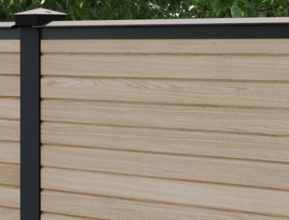 Composite Gates UK Natural Timber Composite Fence Boards Derby