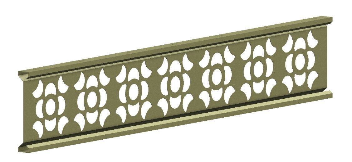Composite Gates UK Olive Green Composite Fence Trellis Decorative Panel