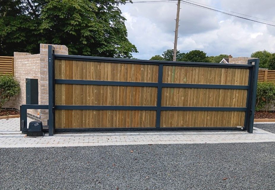 Composite Gates UK sliding automatic gate St Helens
