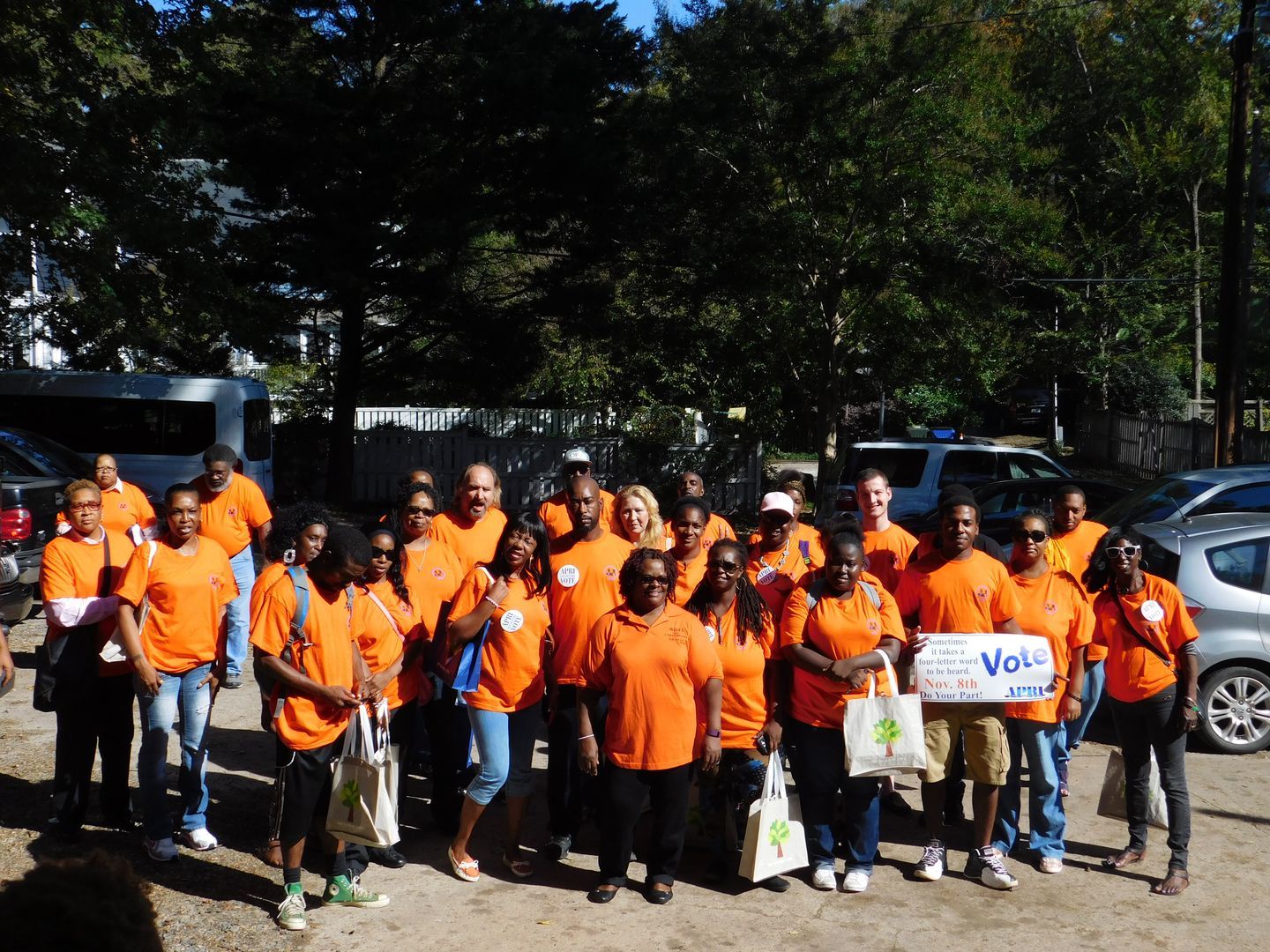Get Out The Vote volunteers 