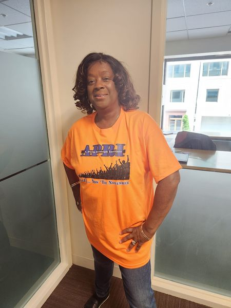 orange shirt front