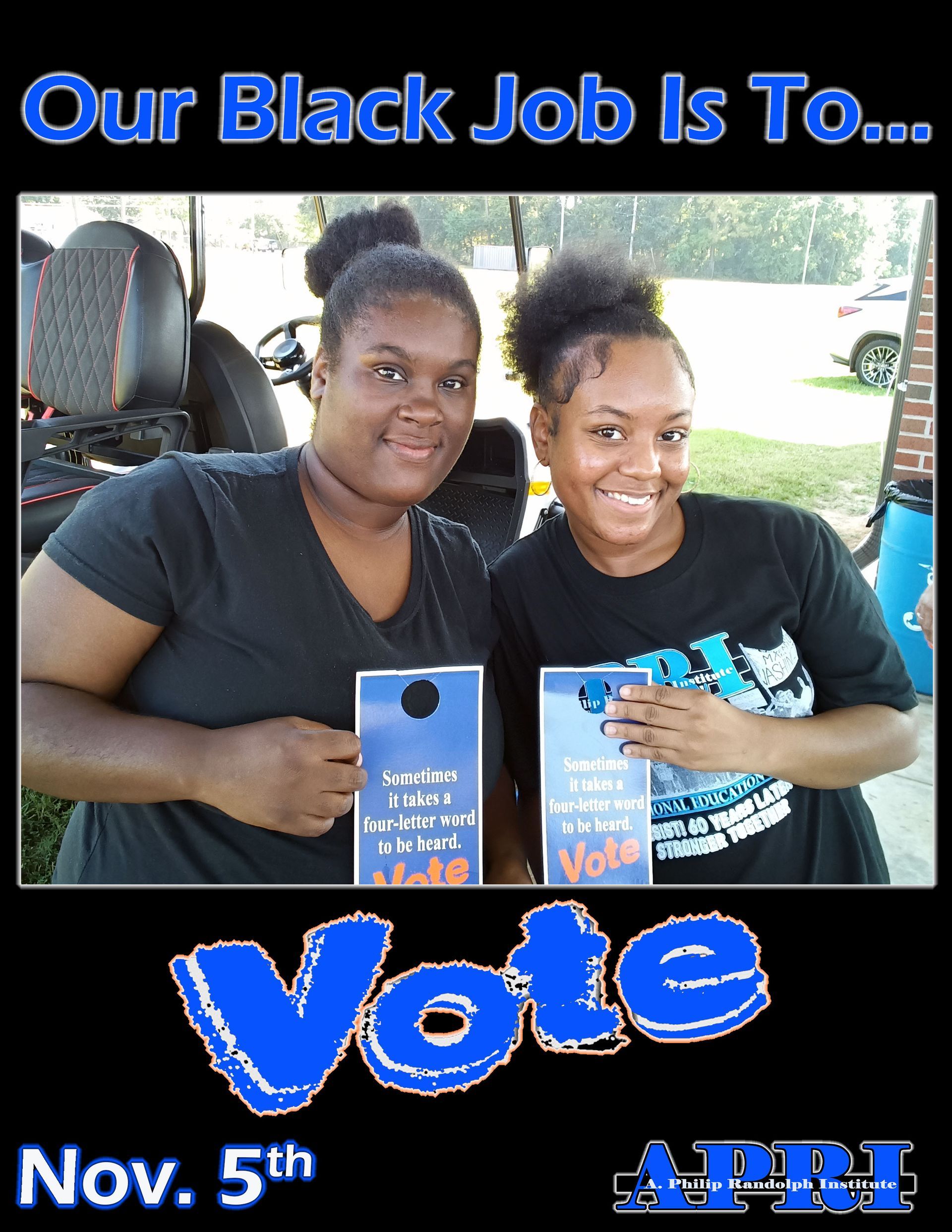 cute voter registration volunteers