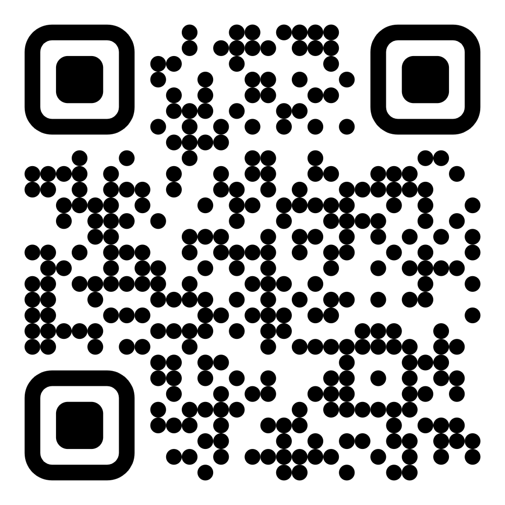A black and white qr code on a white background.