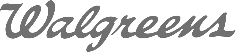 A black and white logo for walgreens on a white background.