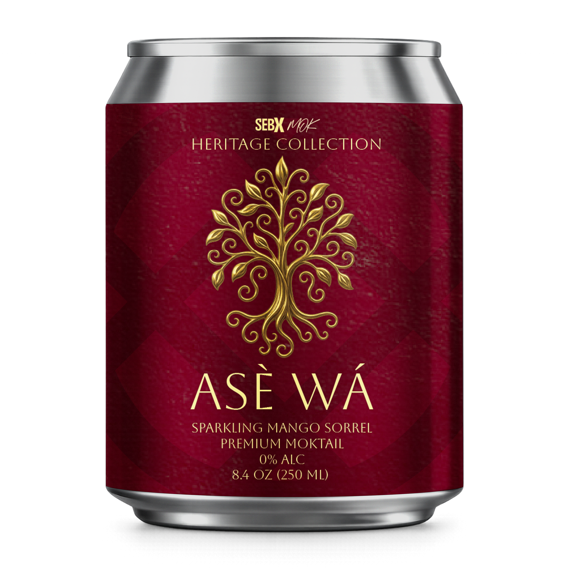 Asè Wá - Sparkling Mango Sorrel Premium Mocktail