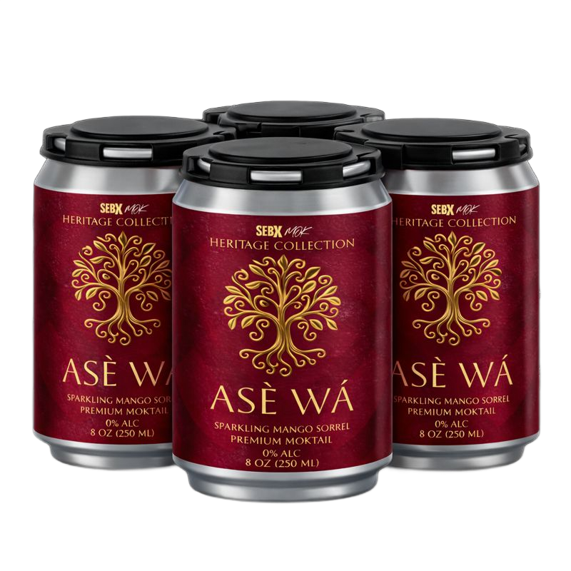 Asè Wá - Sparkling Mango Sorrel Premium Mocktail