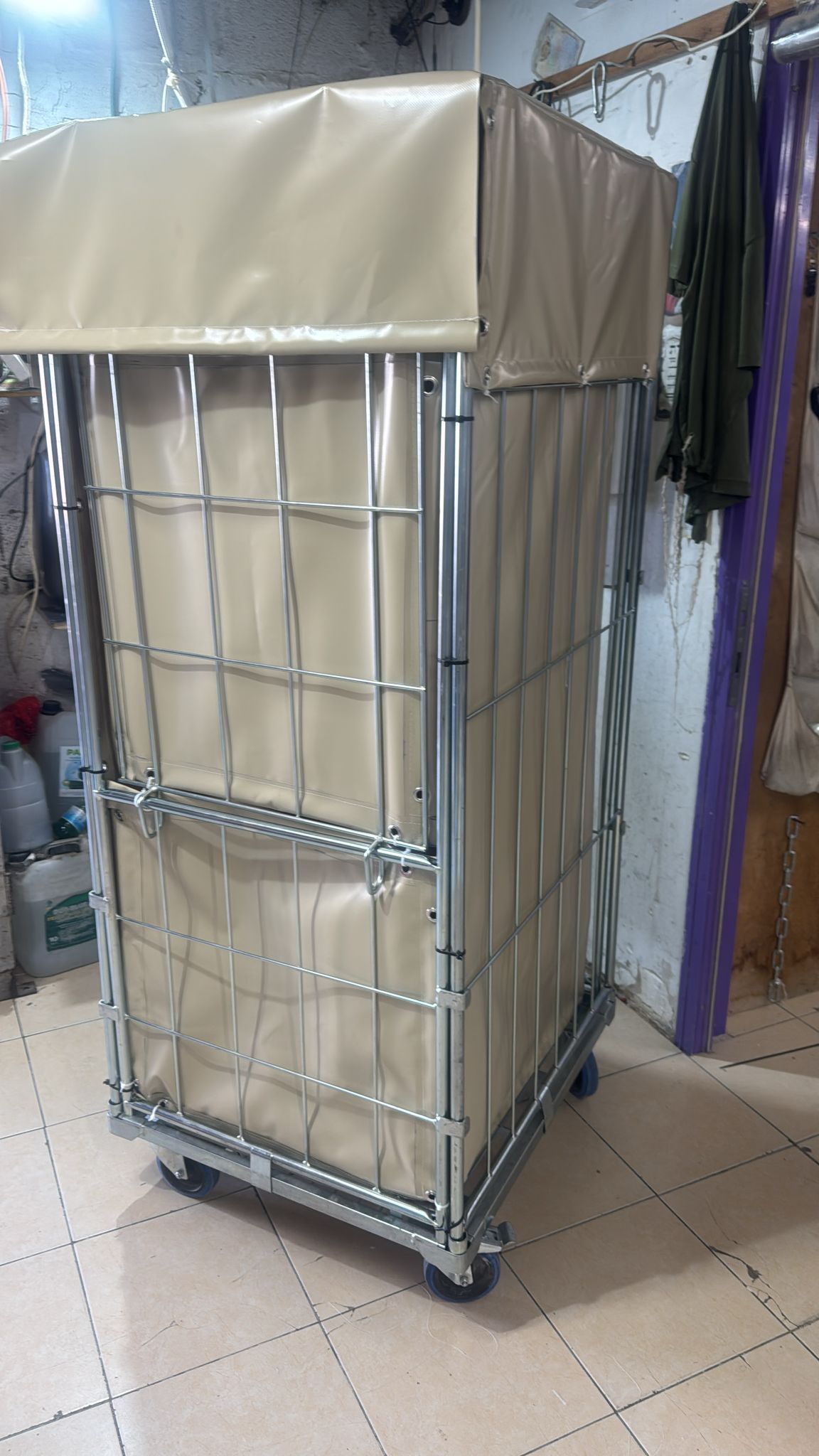 כיסוי לעגלת כביסה