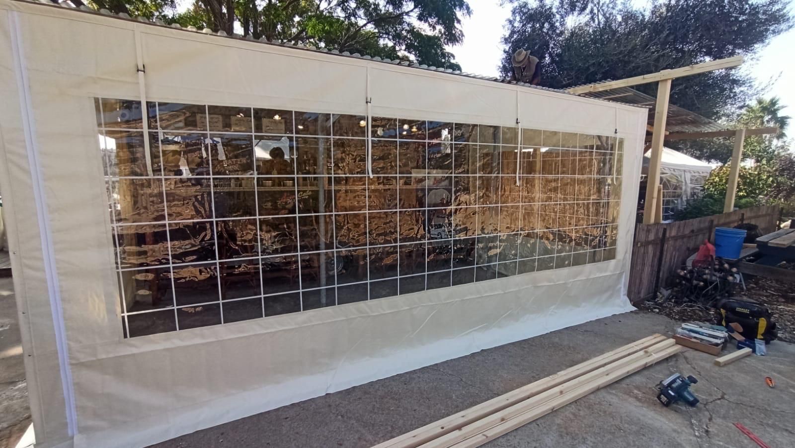 סגירת חורף למרפסת