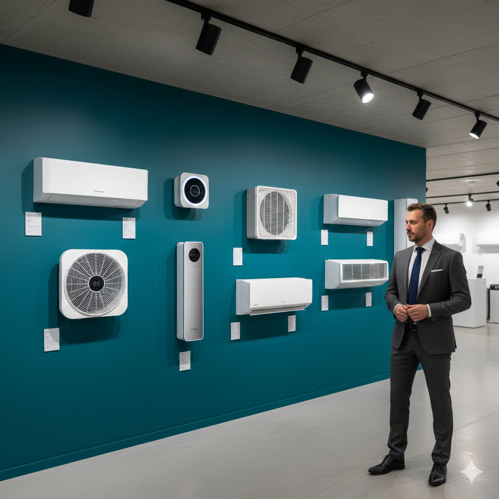 Sistemi di climatizzazione per ambienti residenziali e professionali