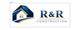 A logo featuring a stylized blue and gold house icon to the left of the text 