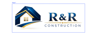 A logo featuring a stylized blue and gold house icon to the left of the text 