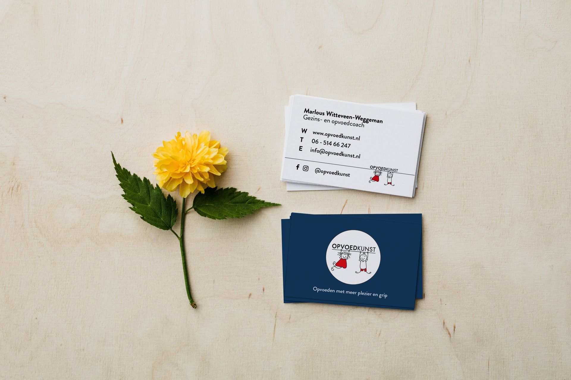 visitekaartje ontwerp