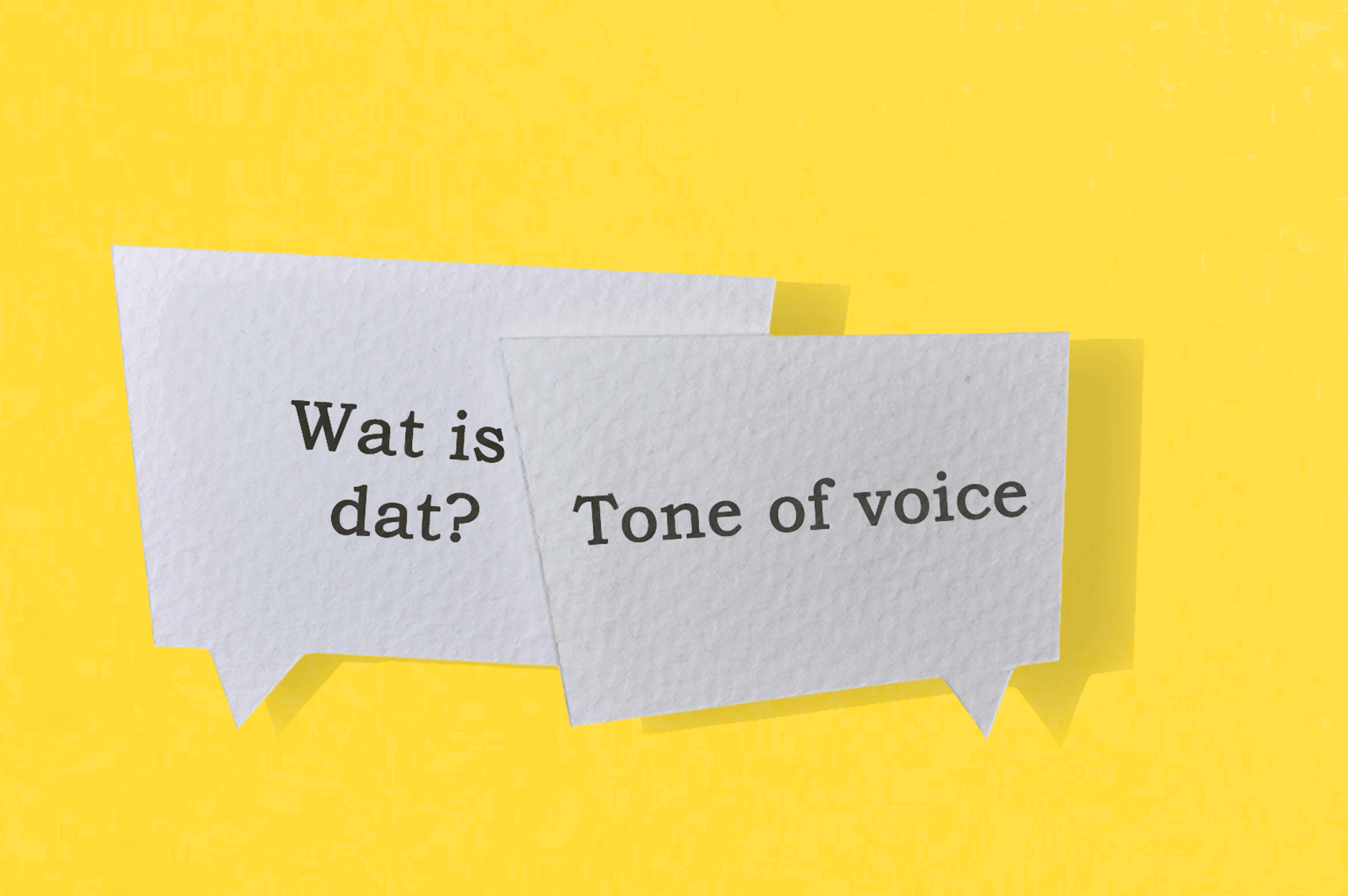 Wat is tone of voice?