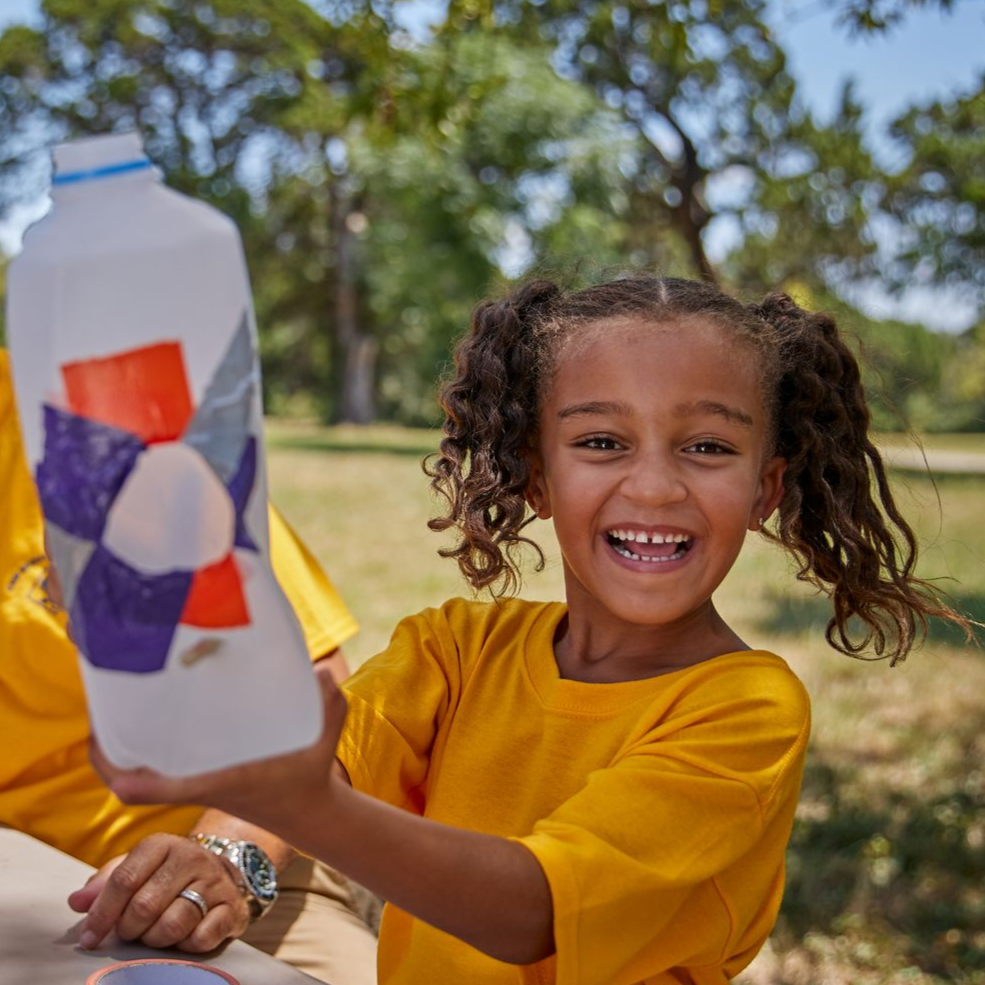 scouts folding an american flag