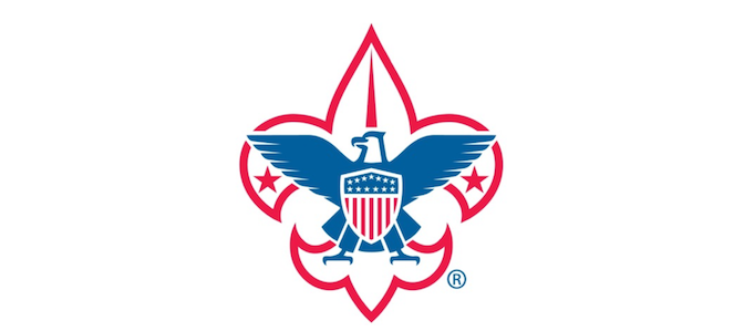 The logo for the scouting america rainbow council