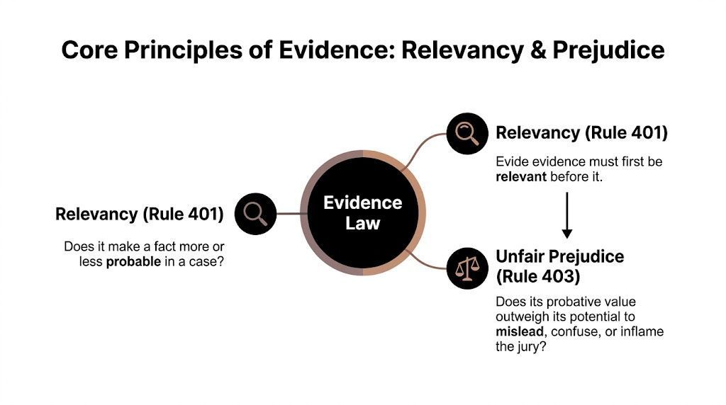 Core Principles of Indiana Evidence Chart