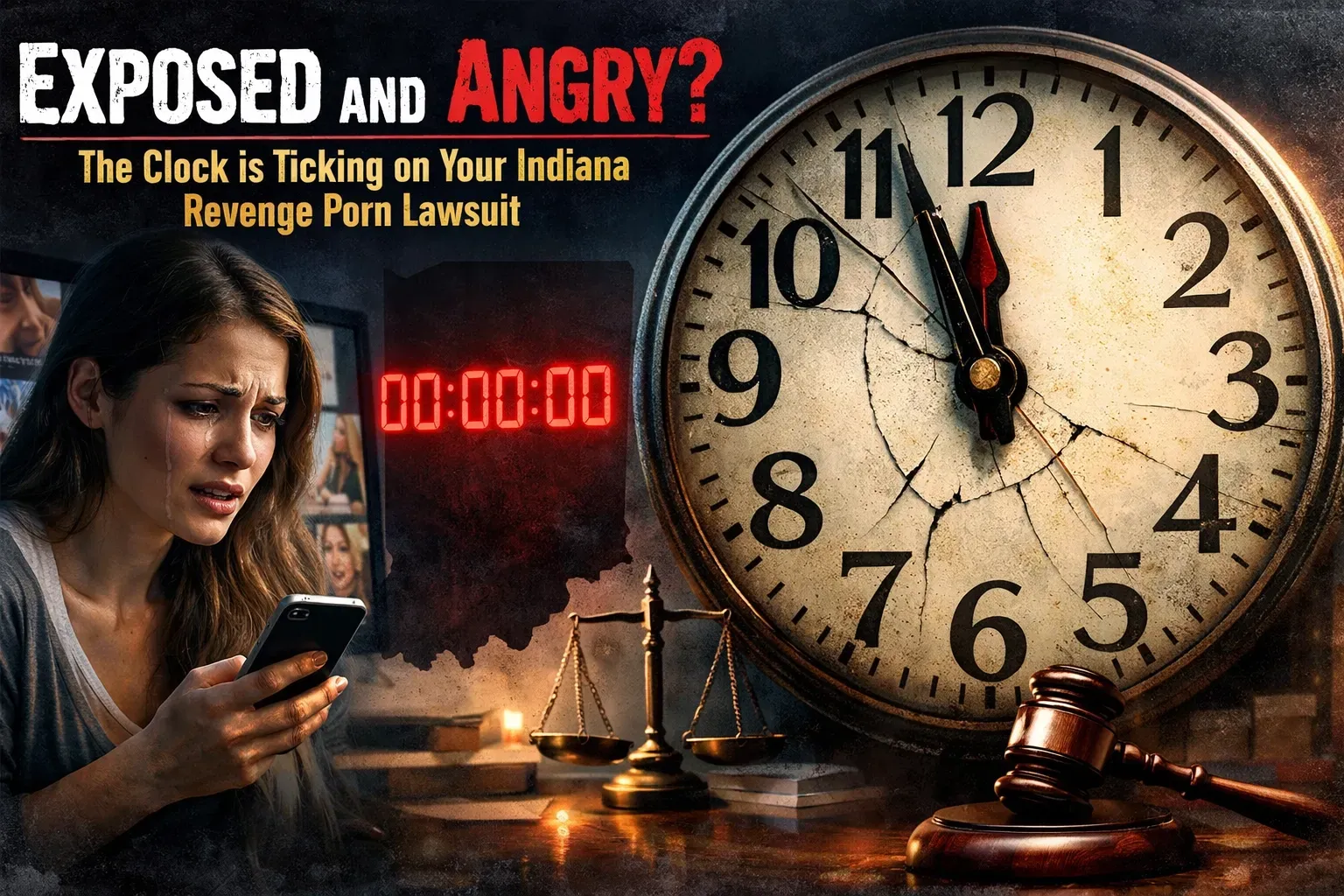 Victim of revenge porn in Indiana