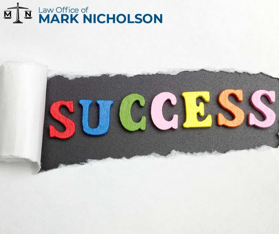 Law Office of Mark Nicholson client success stories and reviews