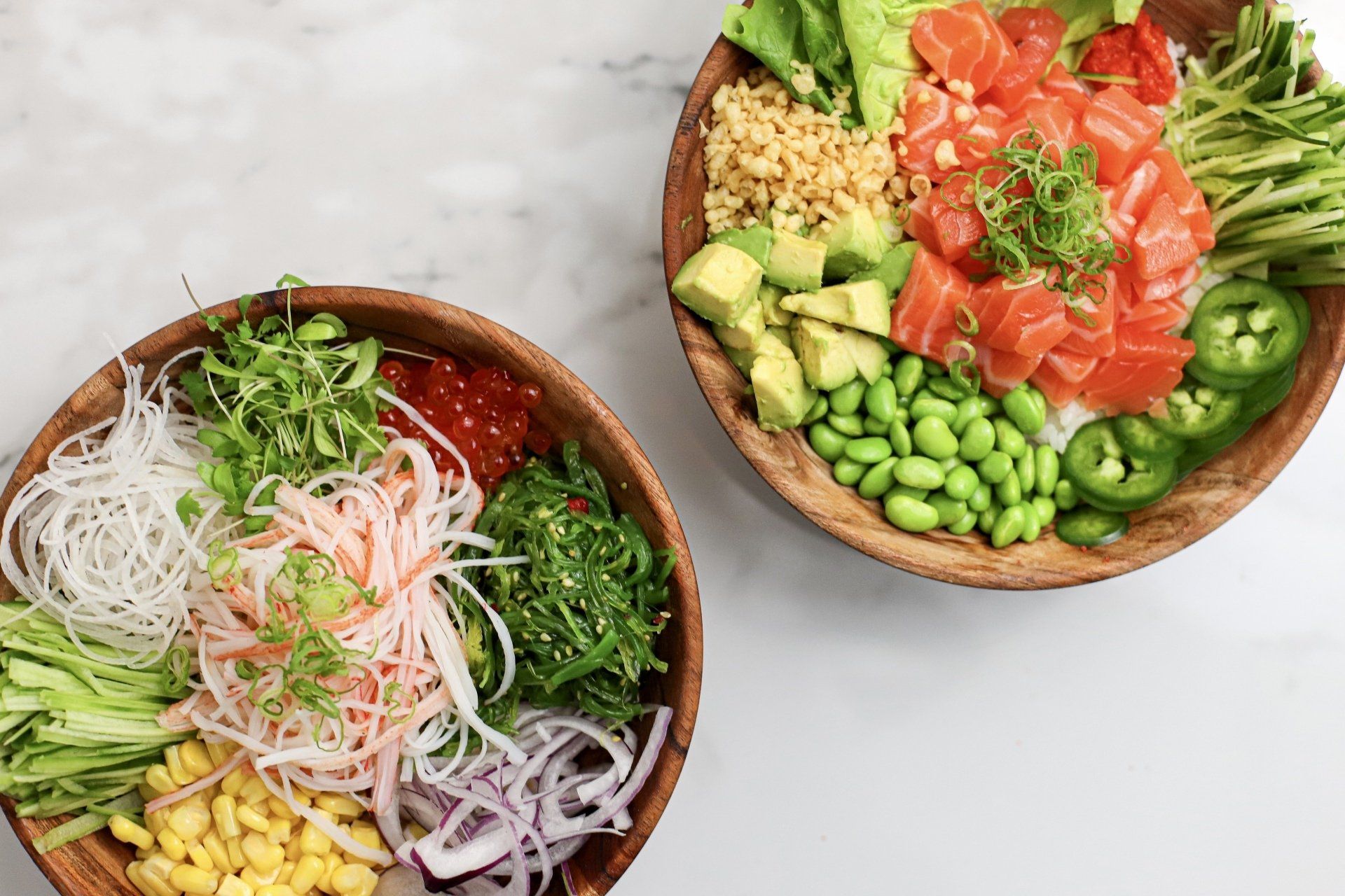 Poke Bowls from Pure Roots Provisions