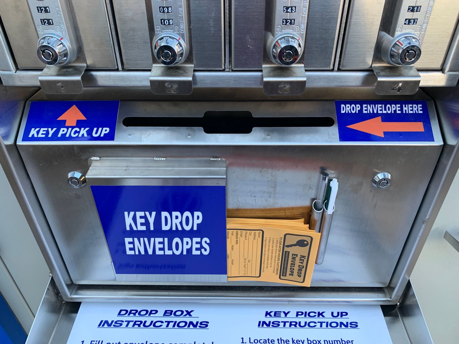After Hours Key Drop Off Envelopes | EKD Series | 100 Pack – A Plus