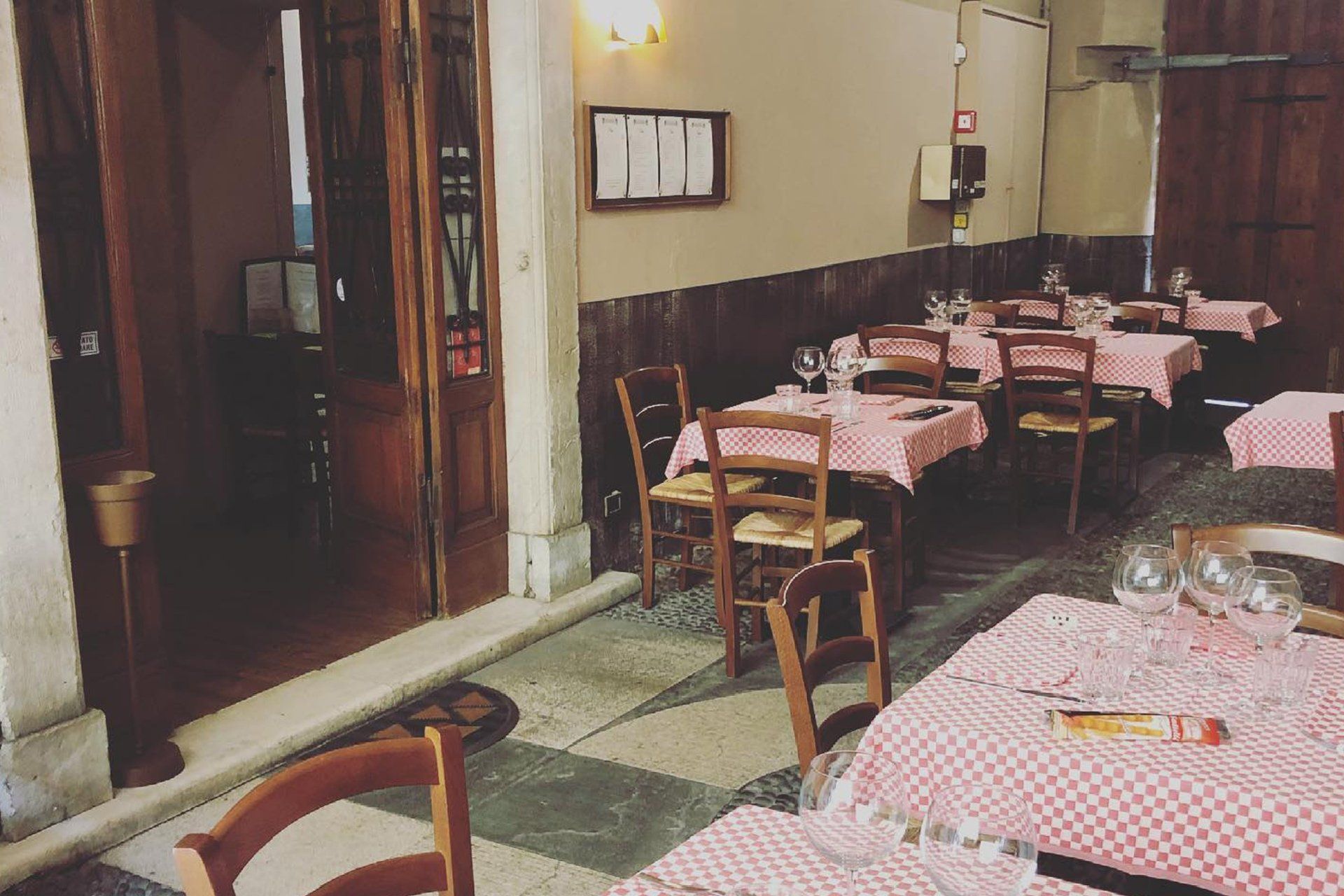 sala della trattoria