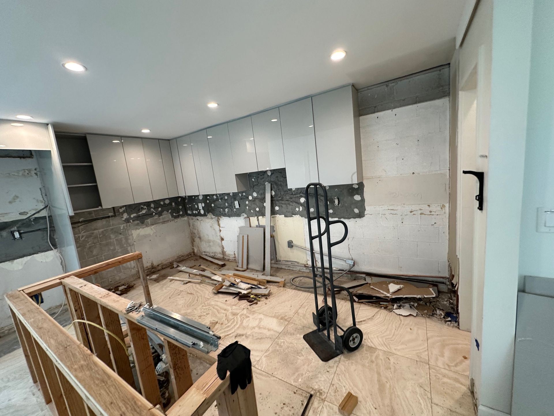 Kitchen under renovation