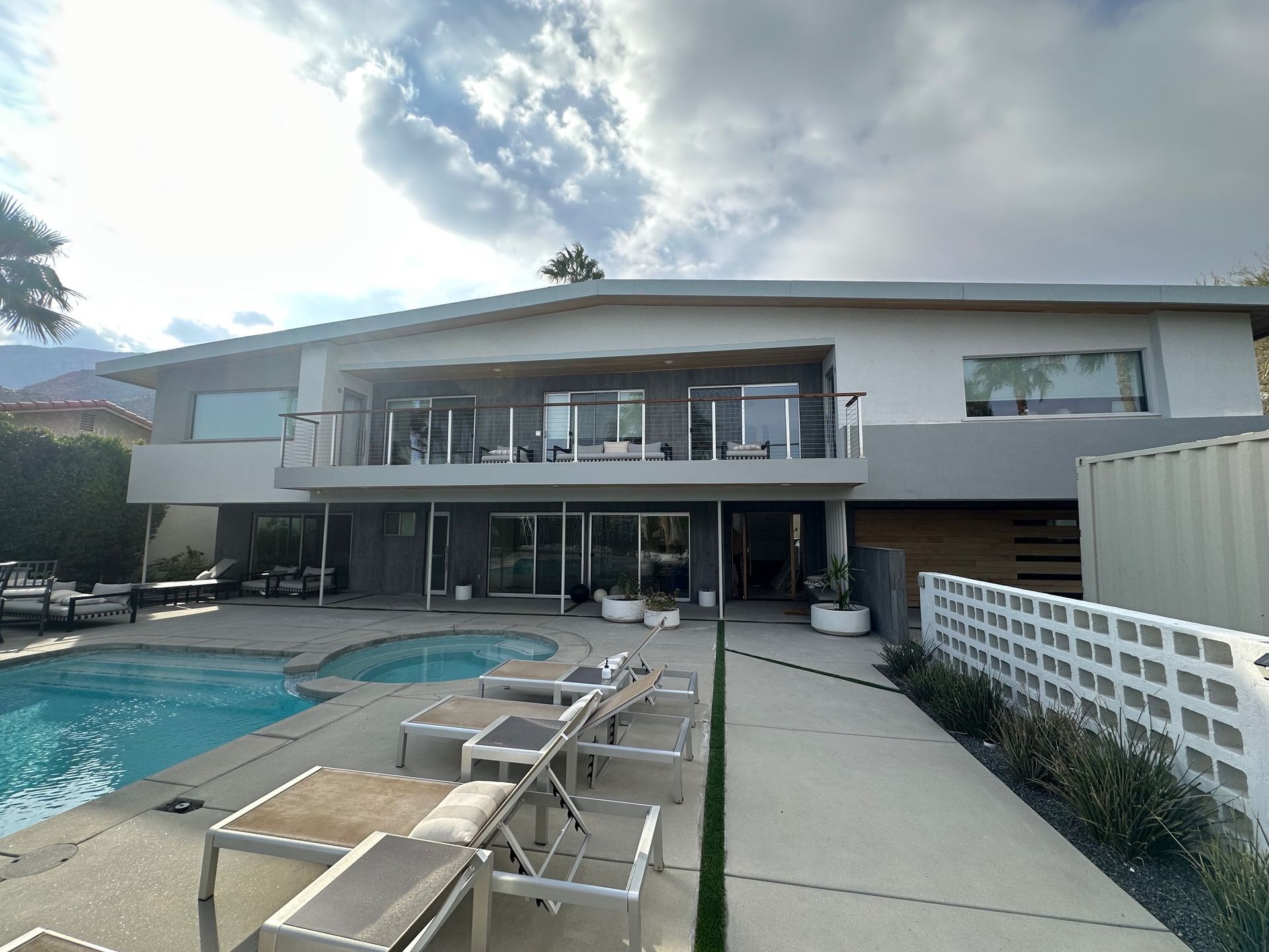 Modern house with a pool