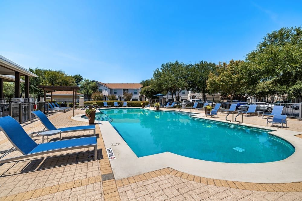Swimming pool at Marquis Bandera in San Antonio, TX.