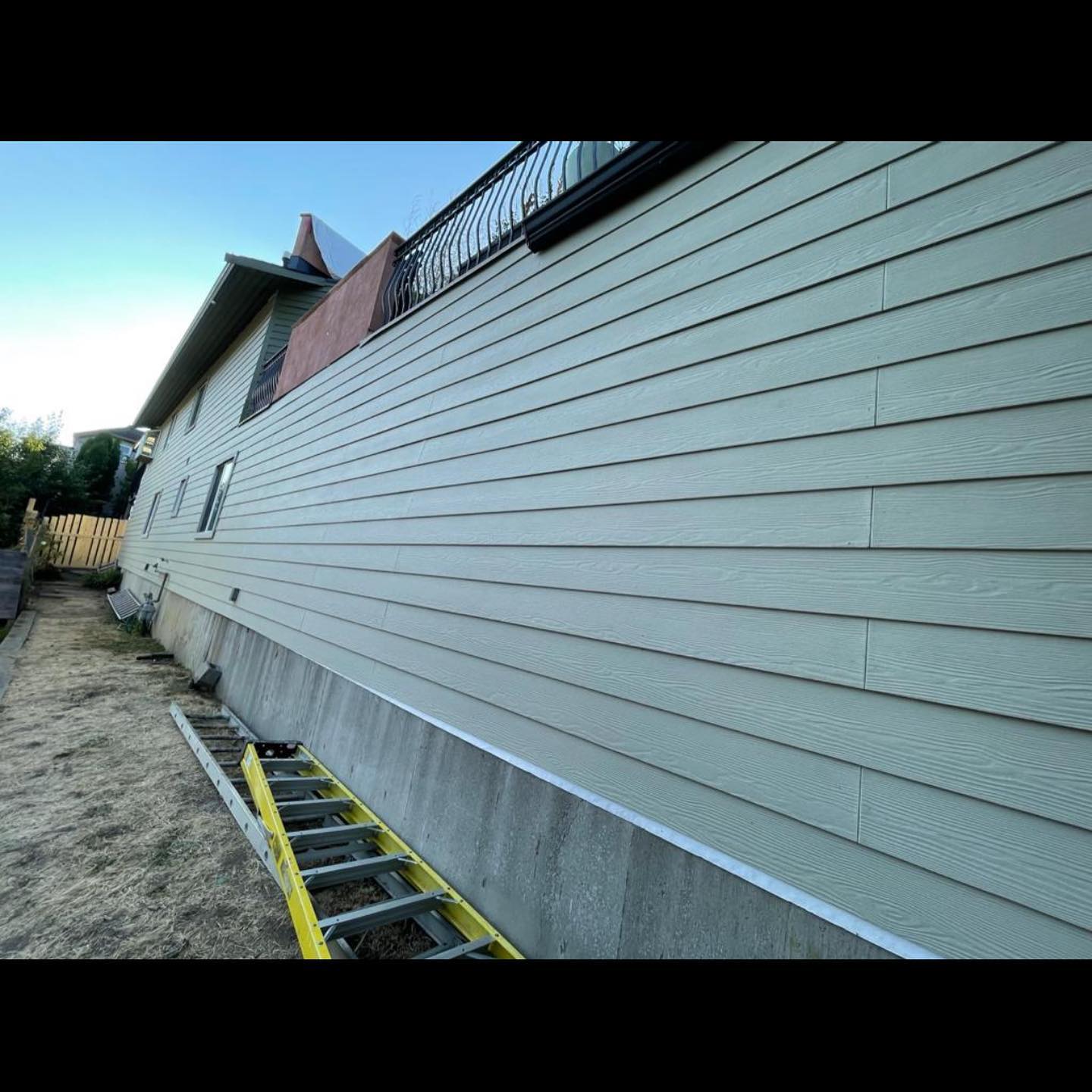 siding after