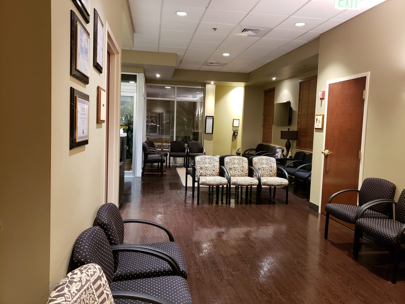 Clean Office Waiting Room