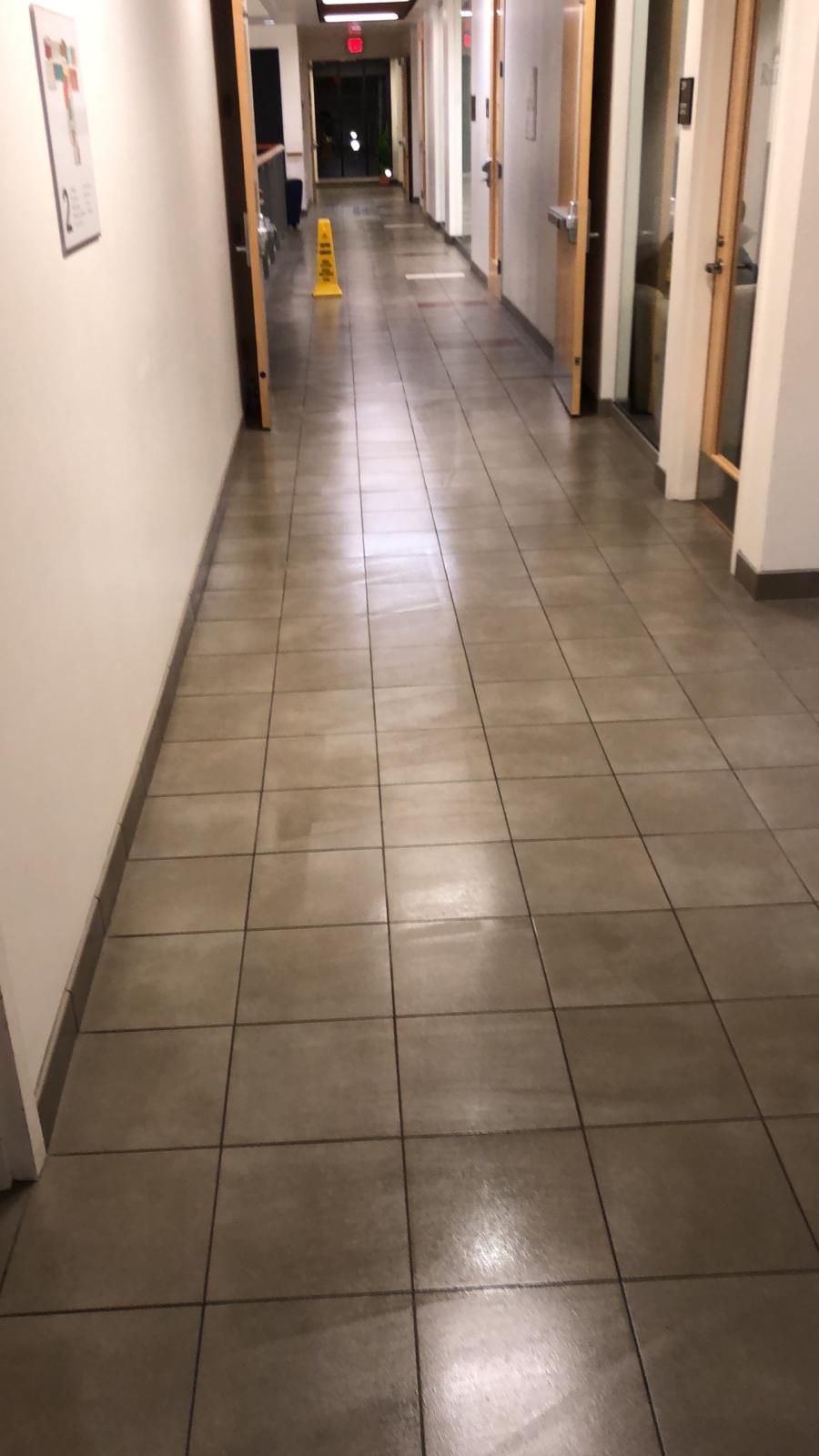 Clean Hallway Floor Tiles