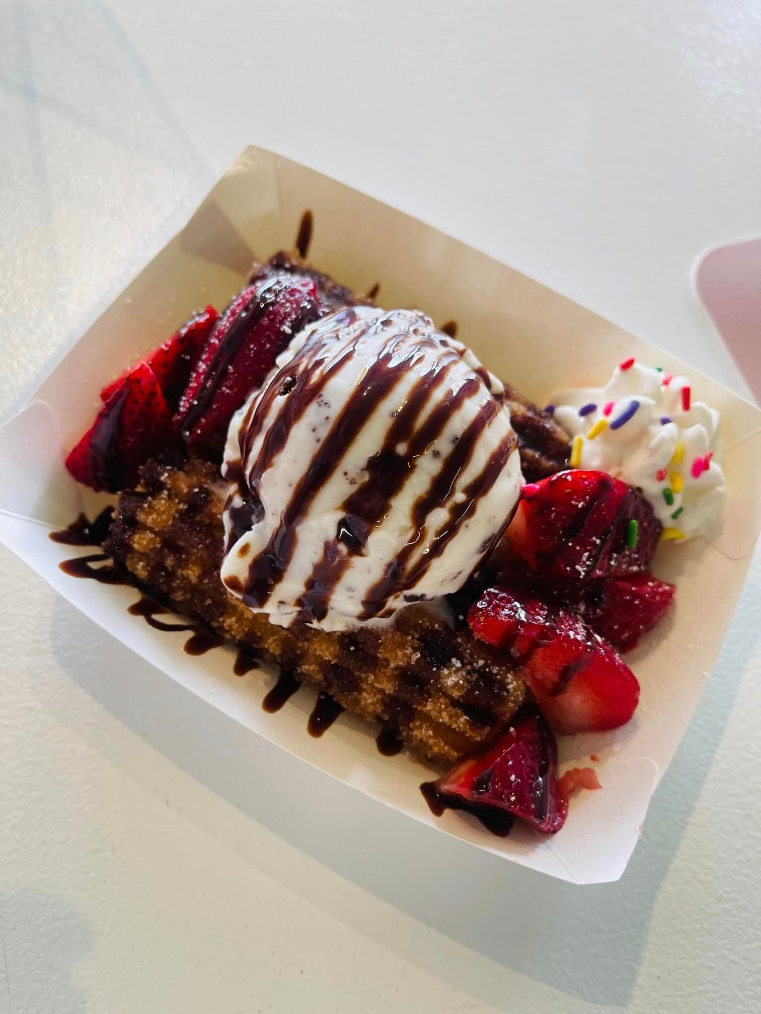 Churro lover dessert.