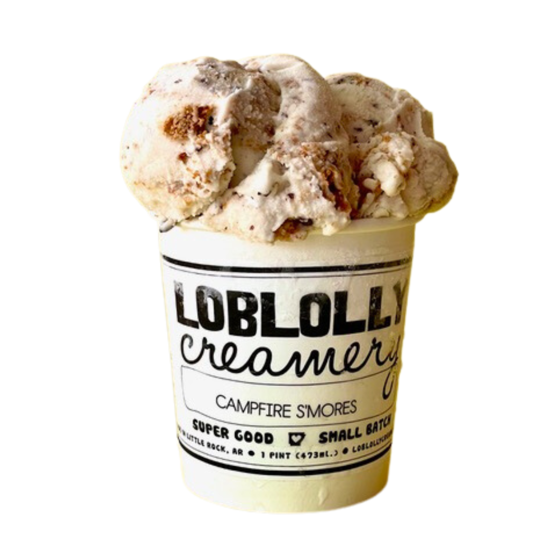 Pint of Campfire S'mores ice cream.