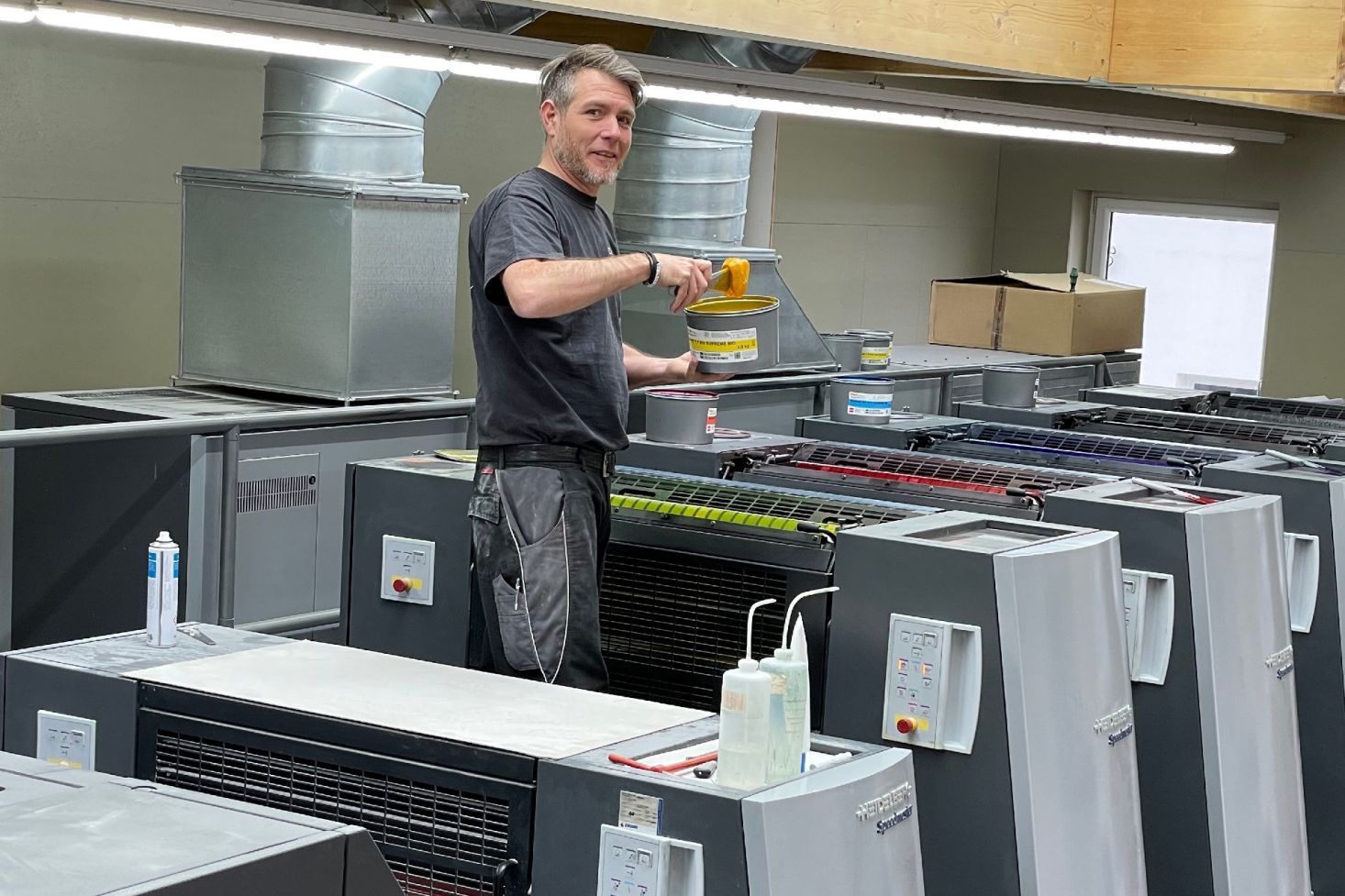 Mitarbeiter Druckerei Pircher