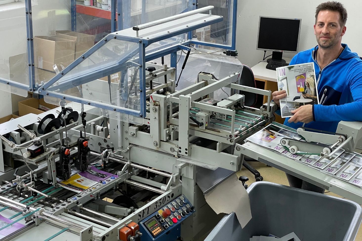 Endfertigung Druckerei Magazine