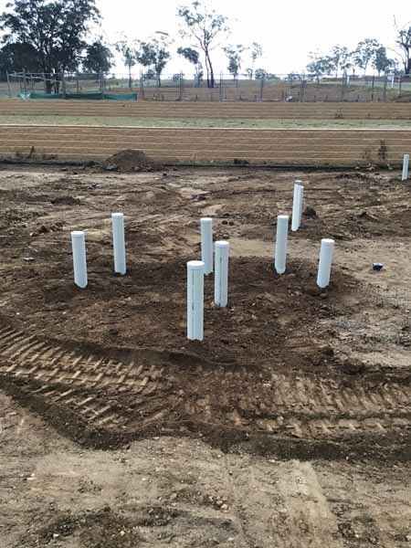 pipes in the ground