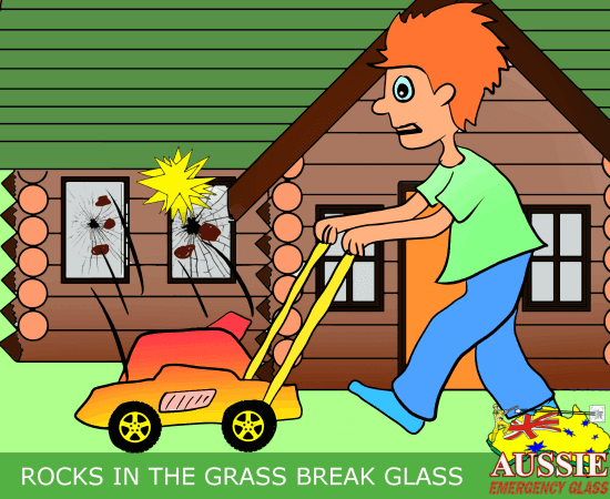 aussie glass yardwork safety