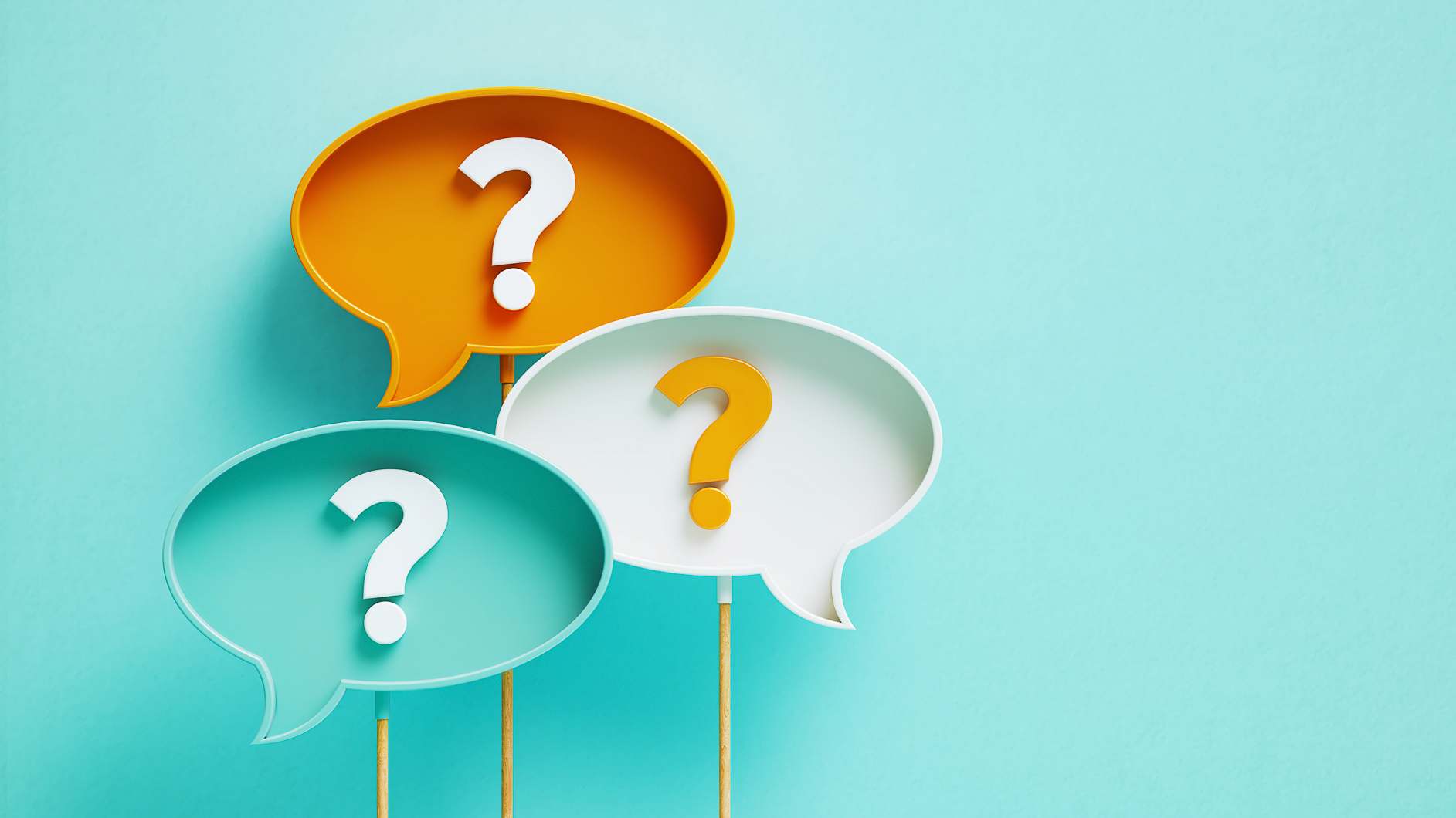question marks
