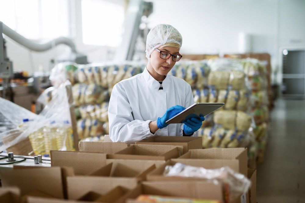 Worker Inspecting the Boxes — Arlington, TX — Pronto Courier Delivery and Logistics