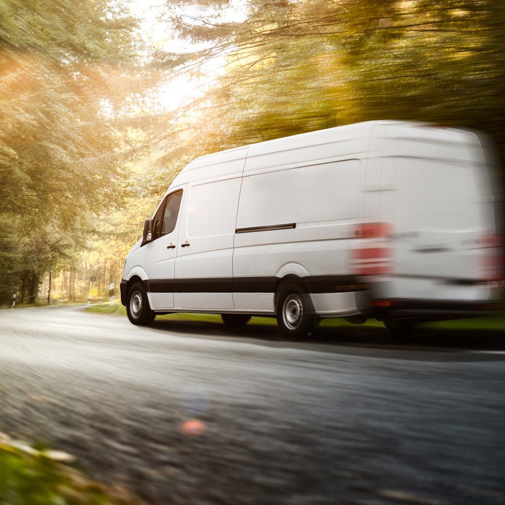 White Van on Road — Arlington, TX — Pronto Courier Delivery and Logistics