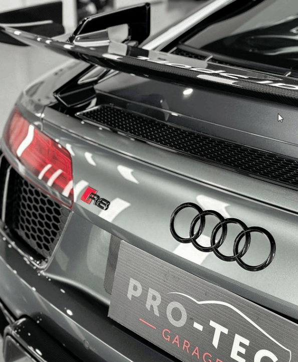 Audi R8 opted for a PPF to protect the car and keep the shine near Castle Hill.