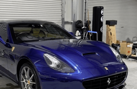 Ferrari California coming in for a Feynlab Ceramic v2 coated and paint correction.