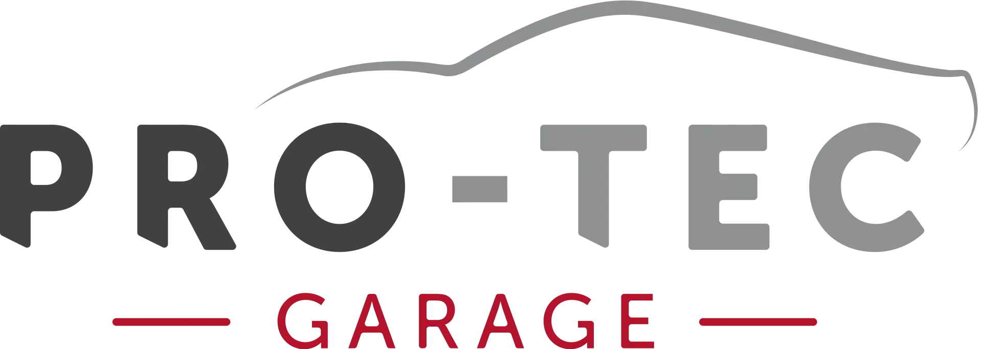 A logo for pro-tec garage with a car on it,Castle Hill Ceramic Coating & PPF installers