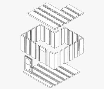 Schematic of Modular Vault — Vaults in Santa Ana, CA