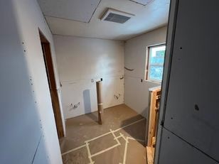 Bathroom under construction