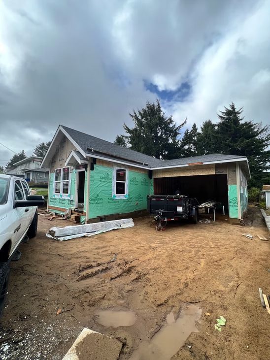 Green house under construction