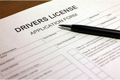 Drivers license application form — Auto Tags, Titles in Doylestown, PA