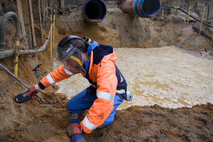 Man Checking Contaminated Soil – Canberra, NSW – Ozbestos