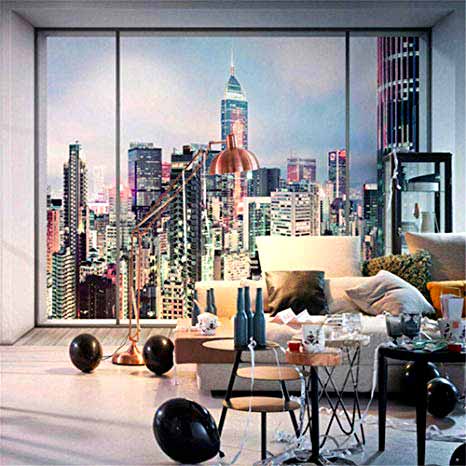 ALFOMBRAS Y PISOS VINÍLICOS S.A. DE C.V - foto-mural-skyline