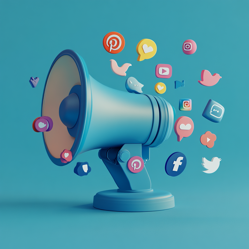 Een schilderij van een man die achter een bureau voor een computer zit.